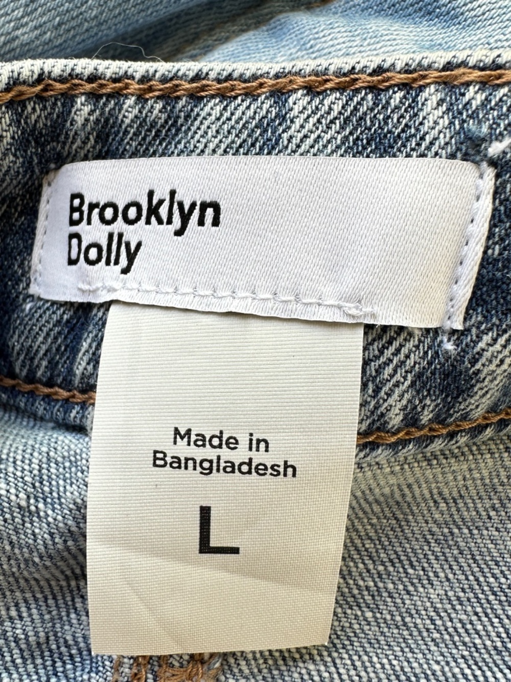 Brooklyn Dolly Long Cotton Jean Maxi Skirt Large - Picture 11 of 15